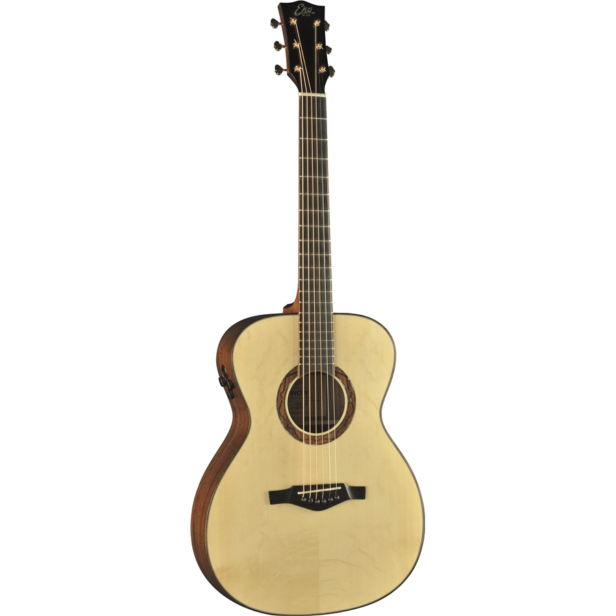 EKO Wow 018 SO Spruce/Ovangkol EQ elettrificata Con Custodia Rigida