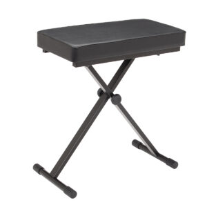 Panchetta per tastiera extra large con sistema di regolazione rapido e seduta imbottita