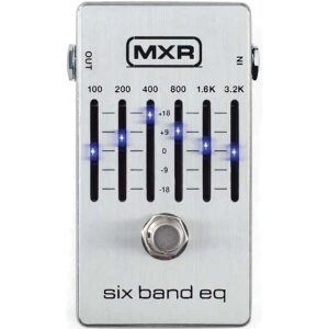 MXR Six Band EQ - M109S EQUALIZZATORE 6 BANDE A PEDALE PER CHITARRA