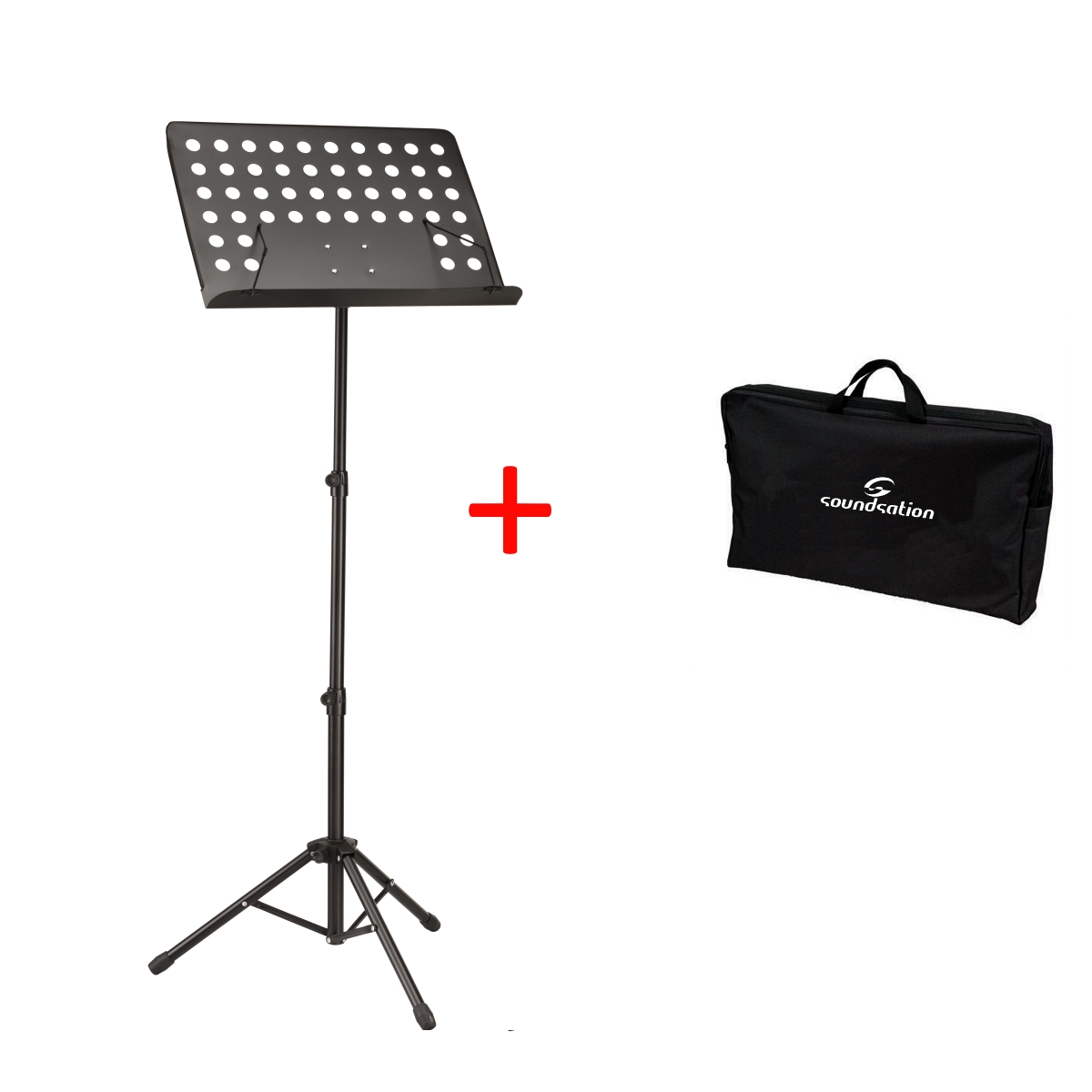 Bundle Leggio da orchestra tavola forata removibile e borsa