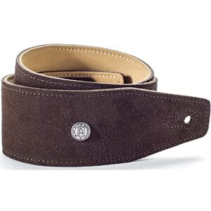 DUNLOP BMF-S02 STRAP SUEDE MAHOGNY TRACOLLA