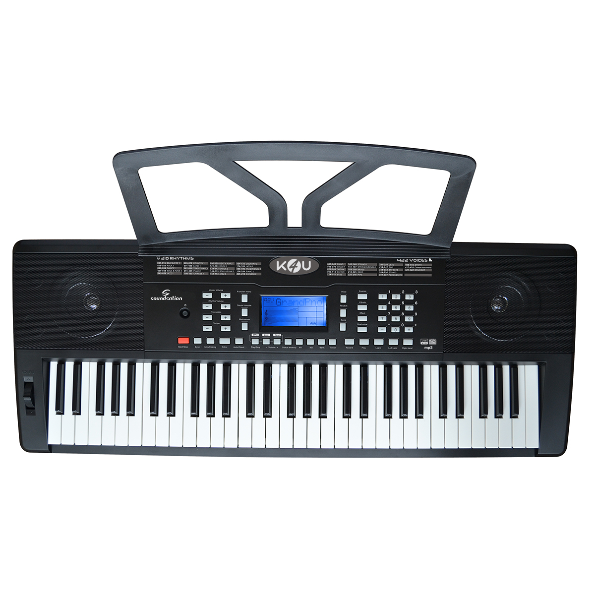 SOUNDSATION K4u TASTIERA A 61 TASTI CON SENSIBILITA AL TOCCO LETTORE MP3