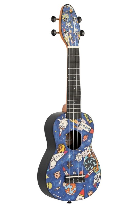 KEIKI K2-SP PACK UKULELE SOPRANO CON ACCORDATORE, TRACOLLA, PLETTRI E BORSA - immagine 2
