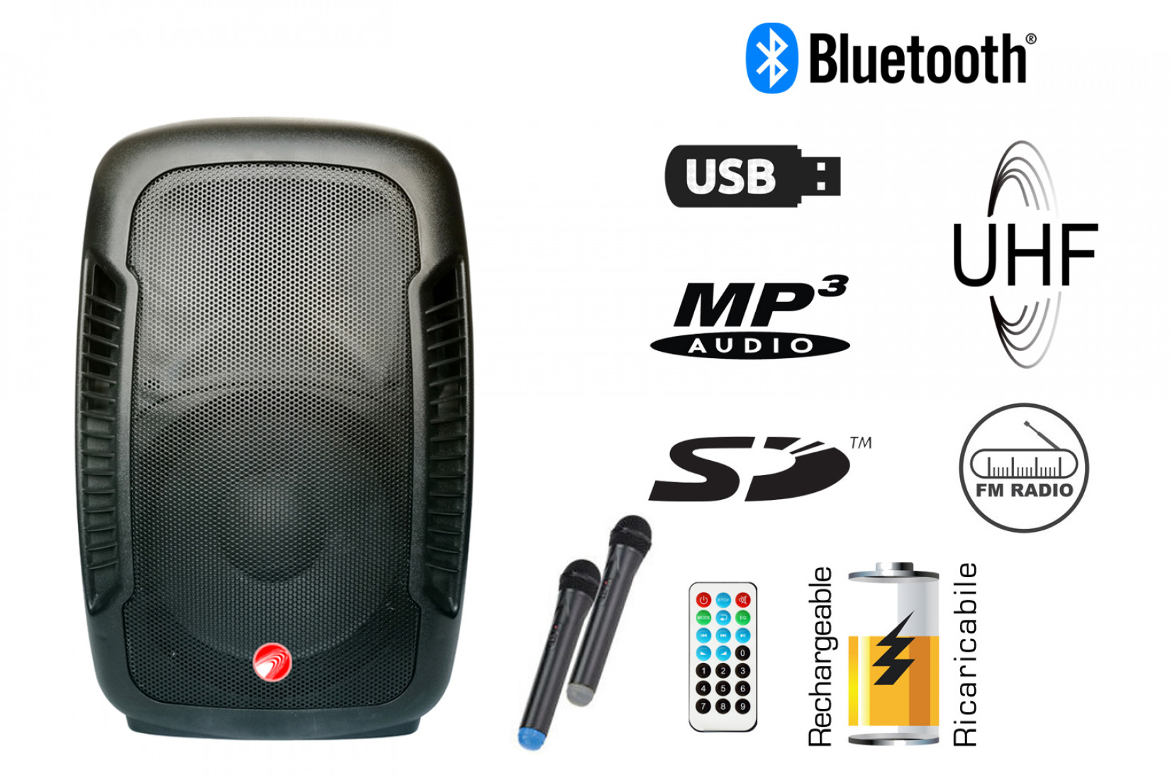 T-ROCK 110 PA PORTATILE TECHNOSOUND 10